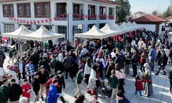 Çerkeş Kent Meydanı’nda Yürekler Gazze İçin Attı