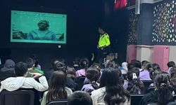 Korgun Ortaokulunda Öğrencilere Trafik Güvenliği Eğitimi Verildi