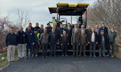Yapraklı’da sıcak asfalt çalışmalarına yerinde inceleme