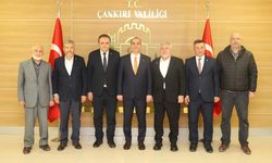 Saadet Partisi Çankırı İl Teşkilatından Vali Taşolar’a Ziyaret