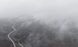 Çankırı’nın Yüksek Kesimlerinde Sis Manzarası Havadan Görüntülendi