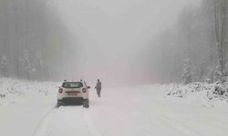 Kastamonu’da kar yağışı etkili oldu