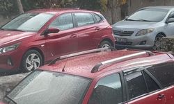 Çankırı’da dolu yağışı kısa süreliğine etkili oldu