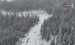 Beyaz Gelinlik Giyen Ilgaz Havadan Görüntülendi