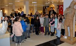 Çankırılı Minik Öğrenciler Atık Heykel Sergisine Hayran Kaldı