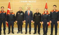 Çankırı AFAD 16. Kuruluş Yıldönümünde Vali Taşolar’ı Ziyaret Etti