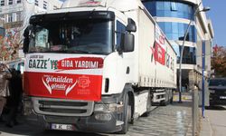 Çankırı’dan Gazze’ye 2 yardım tırı dualarla uğurlandı
