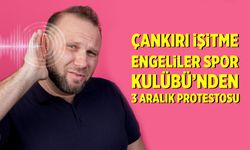 Çankırı İşitme Engeliler Spor Kulübü’nden 3 Aralık Protestosu