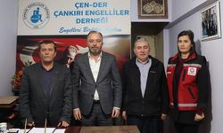 Çankırı ASHİM Müdürü Longa’dan Engelliler Derneği’ne Anlamlı Ziyaret