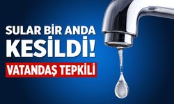 Çankırı’da Sular Bir Anda Kesildi! Vatandaş Tepkili