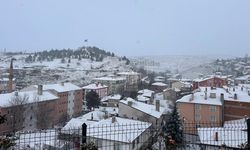 Çankırı’da o ilçe sabaha karla uyandı