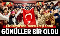 Çivi Köyü’nde Yaren Ateşi Yandı, Gönüller Bir Oldu