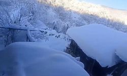 Karabük’te köylerde kar kalınlığı 1.5 metreyi aştı