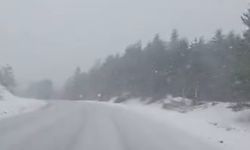 Kastamonu’da yüksek rakımlı bölgelerde kar yağışı etkili oluyor