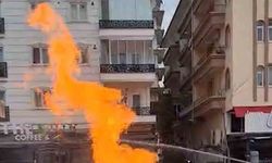 Kırıkkale’de doğal gaz boru hattı patladı, alevler metrelerce yükseldi