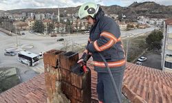 Çankırı’da  baca yangını korkutttu