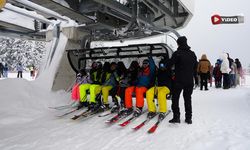 Ilgaz Dağı’nda yarıyıl tatili coşkusu