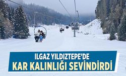 Ilgaz Yıldıztepe’de Kar Kalınlığı Sevindirdi