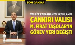 Çankırı Valisi Değişti