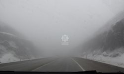 Çankırı'nın yüksek kesimlerinde sis etkili oldu