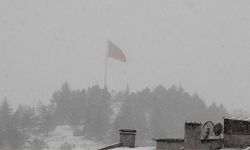 Çankırı’da yüksek kesimlerde kar yağışı etkisini artırdı