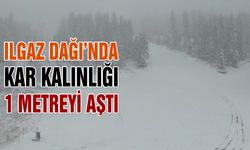 Ilgaz Dağı’nda Kar Kalınlığı 1 metreyi aştı