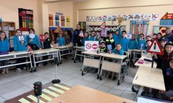 Çankırı Emniyetinden Miniklere Polislik ve Trafik Eğitimi