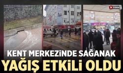Çankırı’da sağanak yağış kısa süreli etkili oldu
