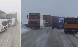 Çankırı'da  sabah saatlerinde TIR kazası ulaşımı aksattı