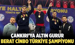 Çankırı’ya Altın Gurur: Berat Cinbo Türkiye Şampiyonu