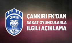 Çankırı FK’den sakat oyuncularla ilgili açıklama