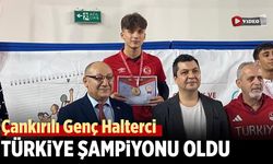 Çankırılı Genç Halterci Türkiye Şampiyonu Oldu