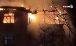 Çankırı'da Alevlere teslim olan ev küle döndü