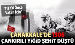 Çanakkale'de 1306 Çankırılı Yiğid Şehit Düştü
