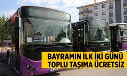 Çankırı’da Bayramda İki Gün Ulaşım Ücretsiz