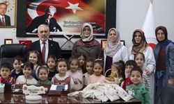 Minik Öğrencilerinden Çankırı İl Müftüsü Şahin’e Bayram Ziyareti