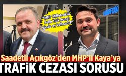 Saadetli Açıkgöz’den MHP’li Kaya’ya Trafik Cezası Sorusu