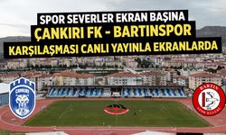 Çankırı FK – Bartın Spor maçı canlı yayınlanacak