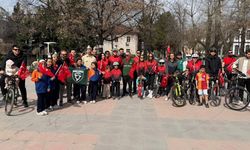 Çankırı’da Pedallar Çanakkale Şehitleri İçin Döndü