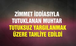 Çankırı'da zimmet iddiasıyla tutuklanan muhtar tahliye edildi