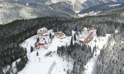 Nisan ayında Ilgaz Dağı'nda kışı aratmayan manzara