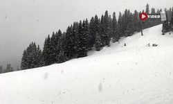 Nisan Ayında Kar Sürprizi: Ilgaz Dağı Beyaza Büründü