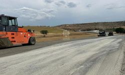 Çankırı'yı D- 100'e bağlayacak bağlantı yolunda çalışmalar tam gaz