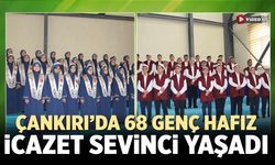 Çankırı’da 68 genç hafız icazet sevinci yaşadı