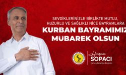 Çerkeş Belediye Başkanı Hasan Sopacı’dan Kurban Bayramı Mesajı