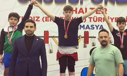 Çankırılı Halterci Abdullah Emir Alabaş Türkiye Şampiyonu Oldu