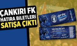 Çankırı Futbol Kulübü hatıra biletleri satışa çıktı
