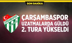 Çarşambaspor uzatmalarda güldü, 2. tura yükseldi