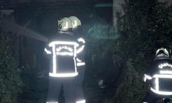 Çankırı'da Korkutan Yangın! Metruk Ev Küle Döndü