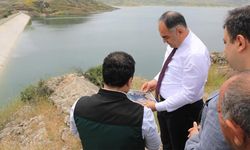 Vali Çakırtaş Koyunbaba Barajı sulama şantiyesini inceledi